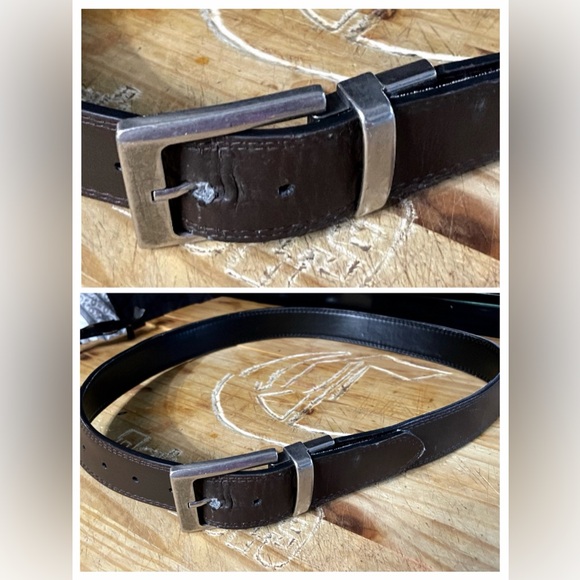 Dickies 2in1 REVERSIBLE Belt, Black and Brown, Size 38 - Picture 11 of 14